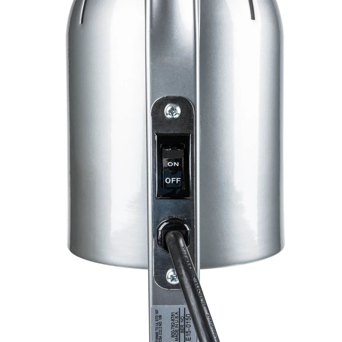 Nemco 6000A-2 Freestanding İnfrared 2 Bulb Type Heat Lamp,Steel Frame