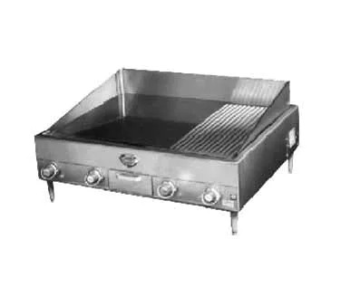 Wells G-23 36" Countertop Electric Griddle with 34.25" x 24.3" Steel Surface, Thermostatic Controls