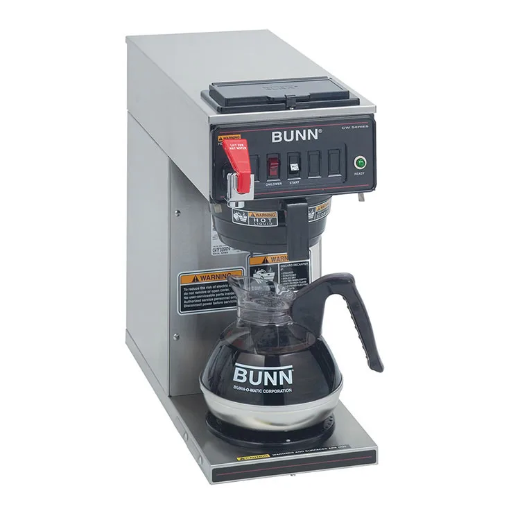 BUNN 12950.0293 Automatic Fill Coffee Brewer for Decanters With Hot Water Faucet, Plastic / Single