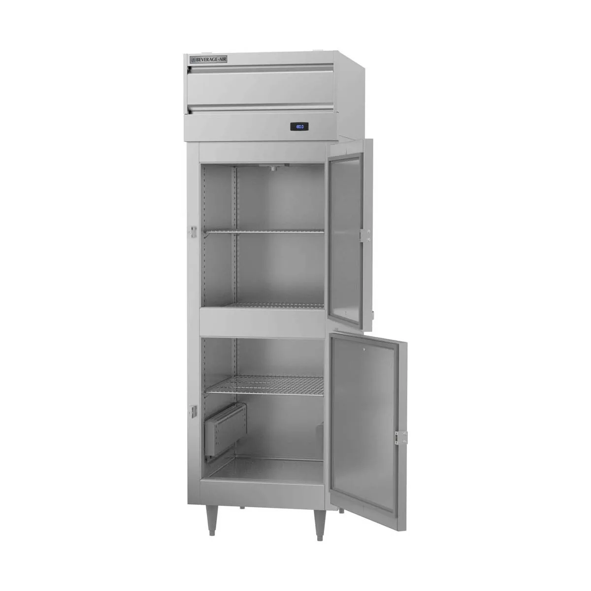 Beverage Air PH1-1HS 1-Section 2-Door Heated Holding Cabinet, 21.01 cu ft, Stainless Steel