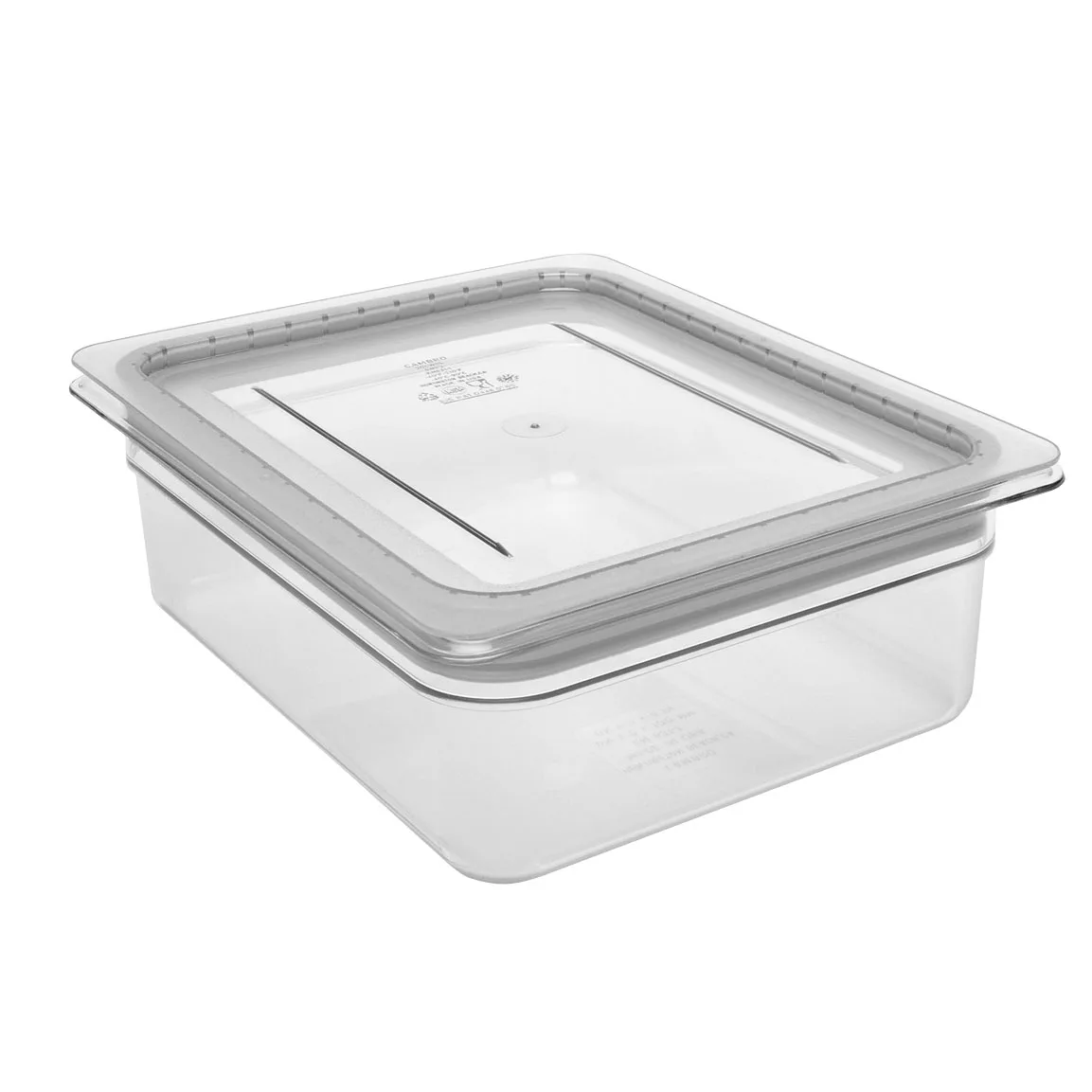 Cambro 20CWGL135 GripLid Clear Polycarbonate GN 1/2 Cover, Flat Lid 10-7/8" x 12-3/4", FDA/NSF