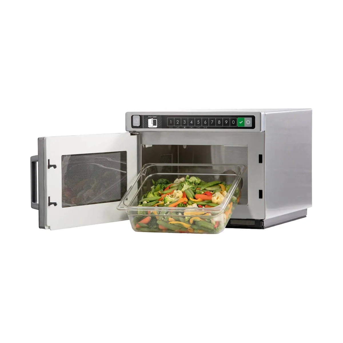 Amana HDC212 2100W Heavy Duty Commercial Microwave Oven, 0.6 Cu. Ft., 208/240V