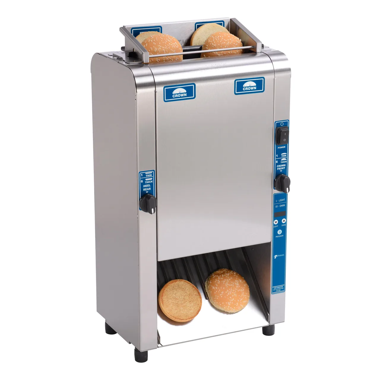 Antunes VCT-2-9210955 Countertop Conveyor Type Mini Vertical Contact Toaster