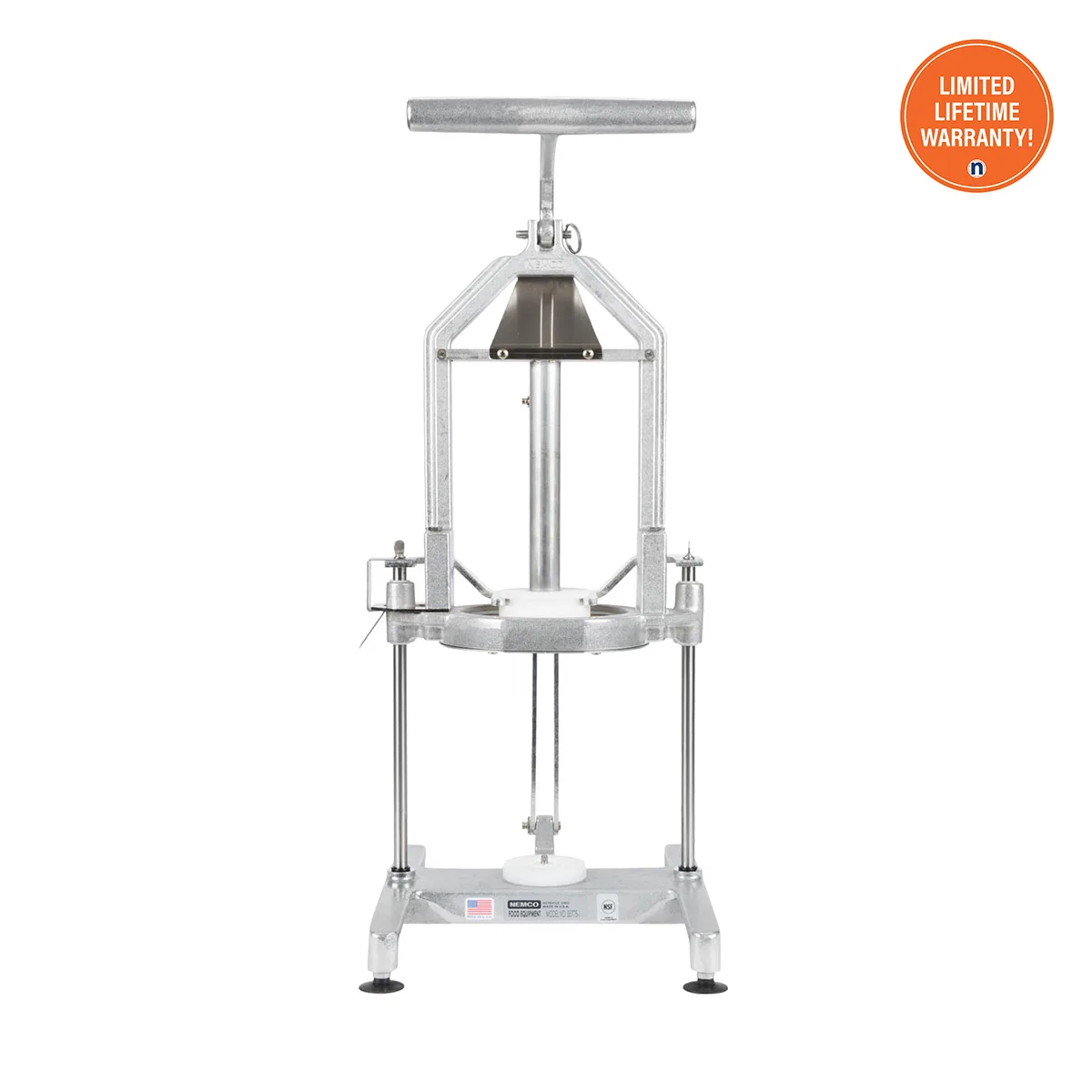 Nemco 55775-1 4" Pineapple Corer, Cast Aluminum & Stainless Steel, Replaceable Blades, Suction Cups