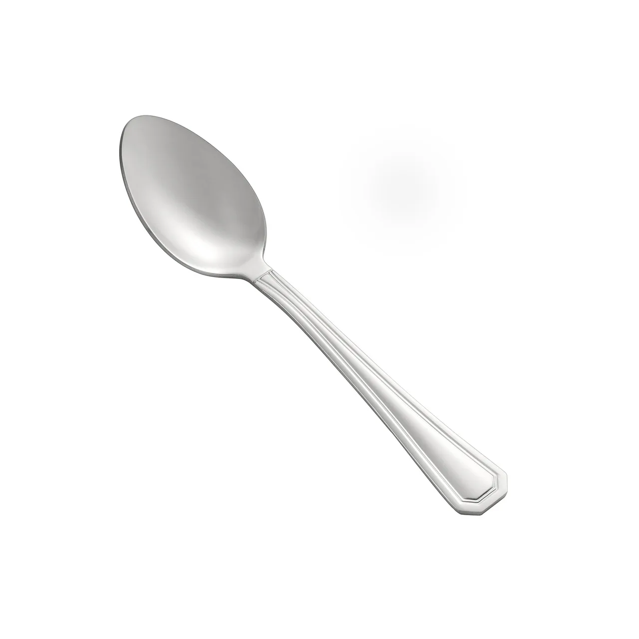 CAC China 8006-01 Lux Teaspoon, 6" Extra Heavy Weight, 18/8 Stainless Steel - 1 Dozen