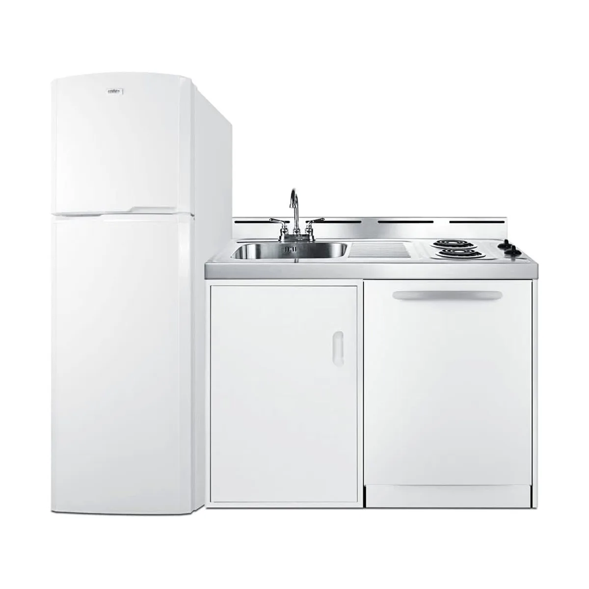 Summit ACKDW72 All-In-One Combination Kitchenette with Dishwasher, 72" W Overall