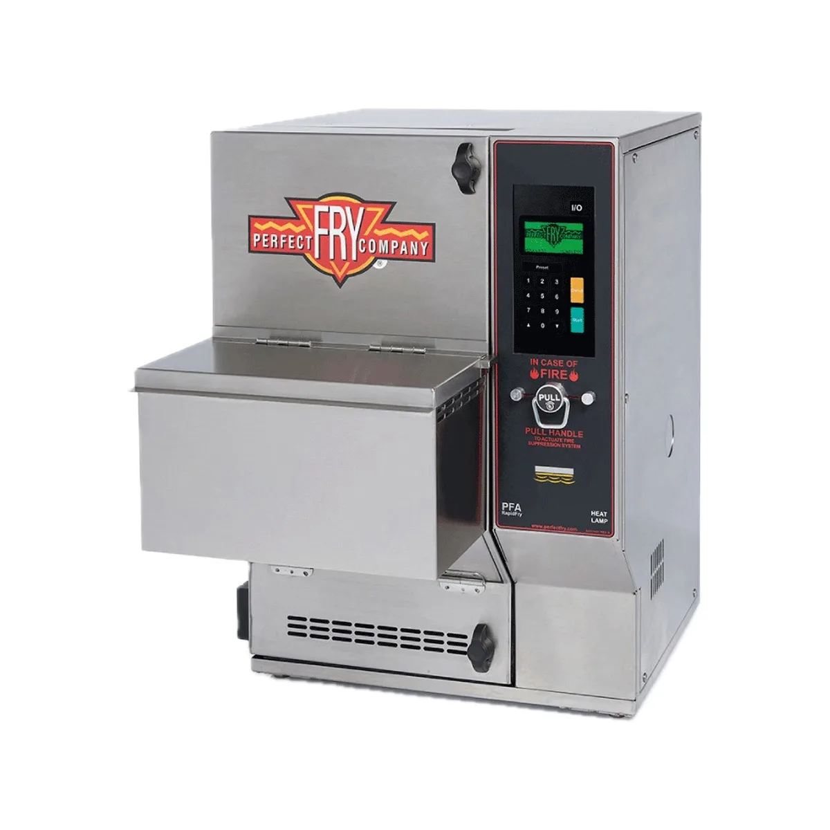 Perfect Fry PFA500 Countertop Fully Automatic Ventless Fryer, 2.9 Gallons, Touchscreen Control