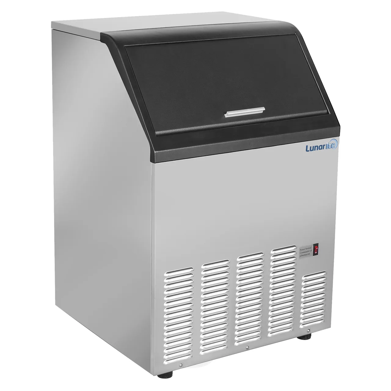 Adcraft LUIM-120 22" Air Cooled Full Cube 120 lb Undercounter Ice Machine with 35 lb Bin