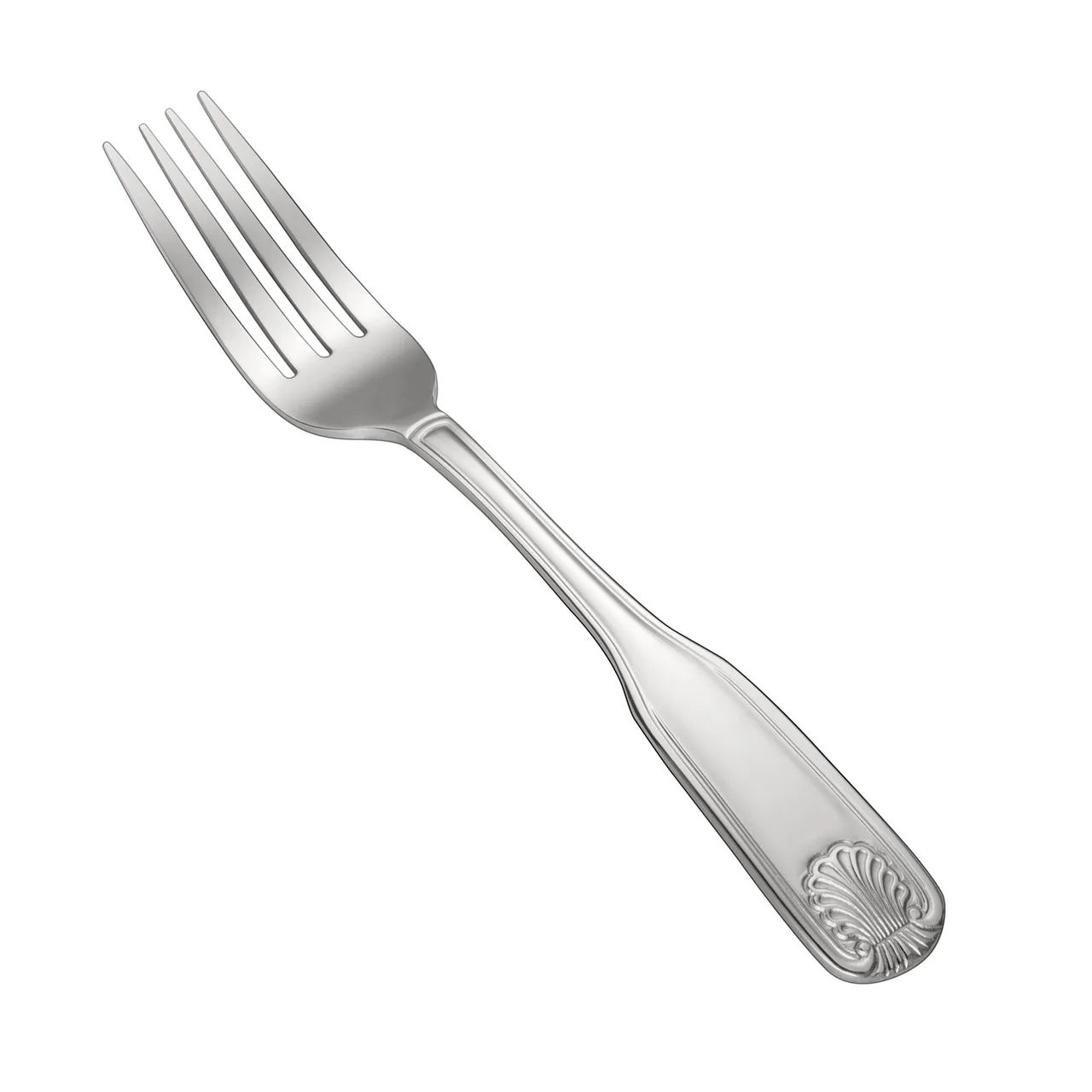 CAC China 3001-05 Phoenix Dinner Fork, 7-3/8" Heavy Weight, 18/0 Stainless Steel - 1 Dozen
