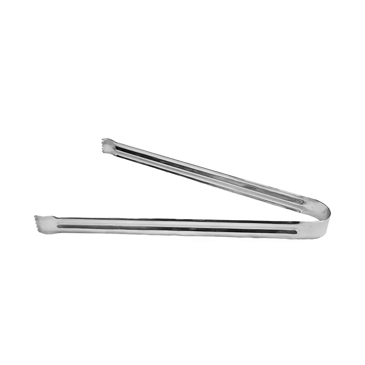 CAC China SPMT-9 Pom & Ice Tongs, 9" Stainless Steel Kitchen Utensil, Precision Grip, Durable