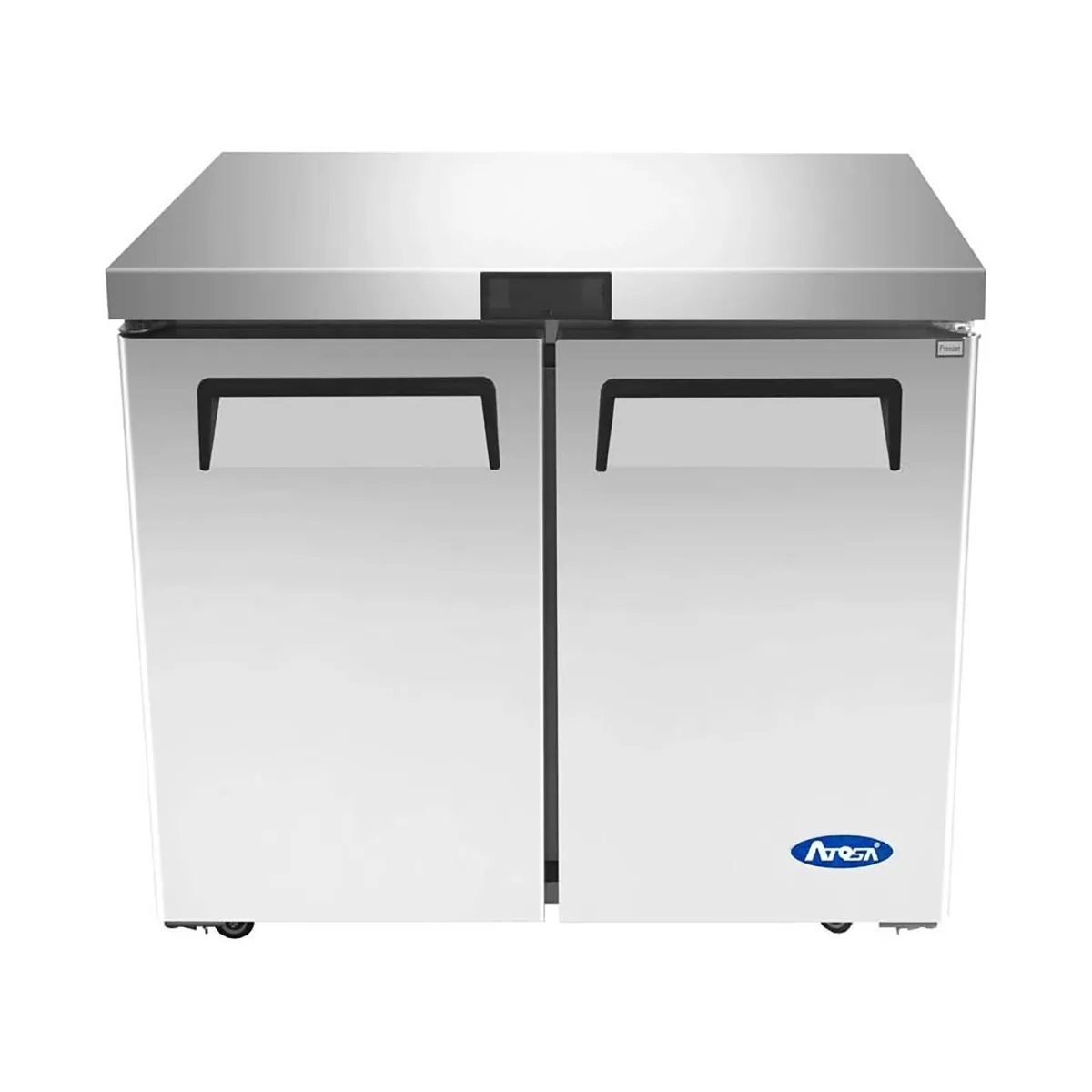 Atosa USA MGF36FGR 36" 2-Door Undercounter Freezer, Stainless Steel, 8.7 cu. ft.
