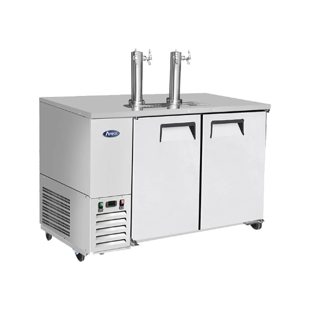 Atosa USA MKC58GR 57" 2 Towers Draft Beer Cooler Dispenser, 17.3 cu. ft.