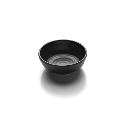 GET JWT56-B Kozara Bowl, 4 Oz., 3-7/8" Dia. x 1-1/2" H, Black Melamine, Stain & Scratch Resistant