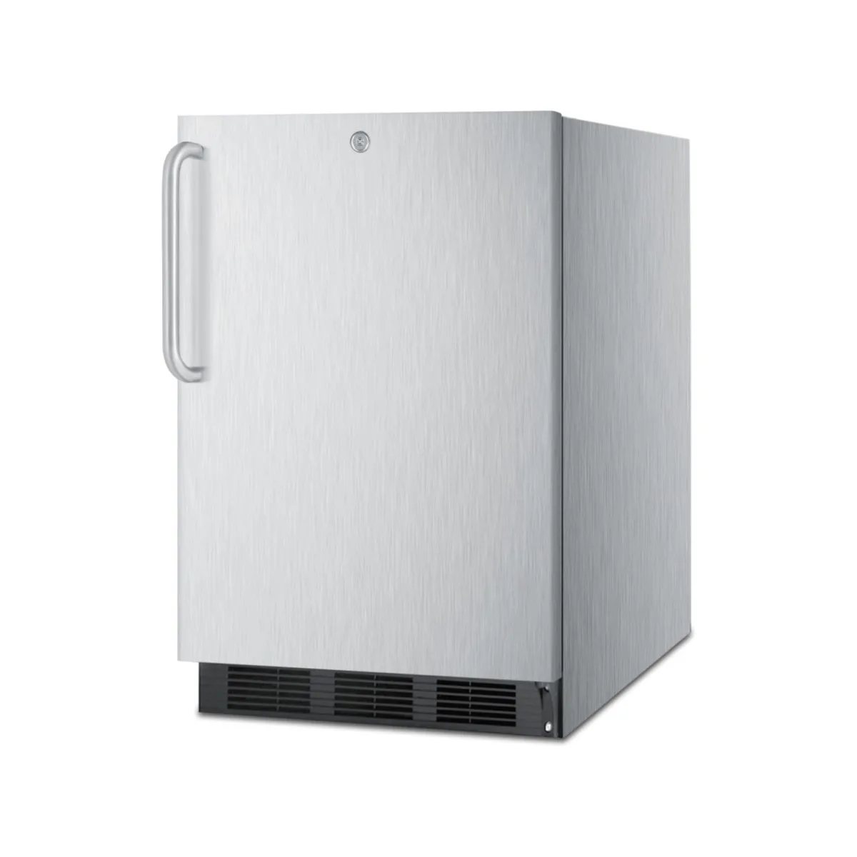 Summit SPR7BOSSTADA 24" Built-in or Freestanding Outdoor Refrigerator, Stainless Steeel, ADA Compliant, 5.5 cu. ft.