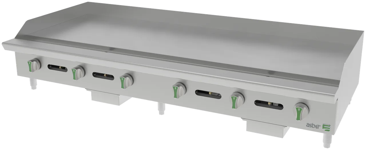 Asber AEMG 72 EM Countertop Gas Griddle / Hotplate