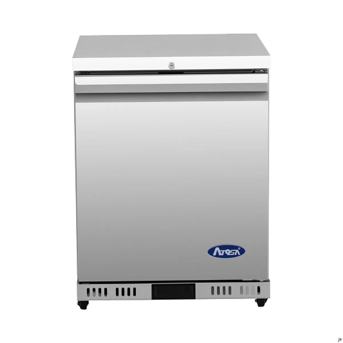 Atosa USA AUF24SD 24" 1-Door Undercounter Freezer Stainless 3.7 cu. ft., -8°F to 0°F, 1/5 HP, 115V