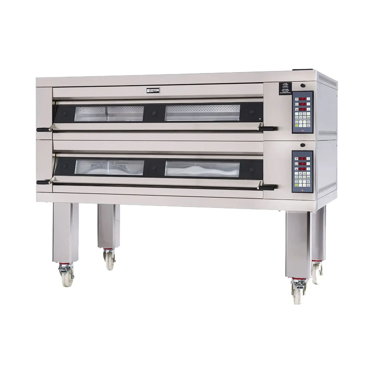 Doyon 4T2 73" Electric Artisan Stone Double-Deck Oven w/ 8-Pan Capacity, 600°F Max. Temp.