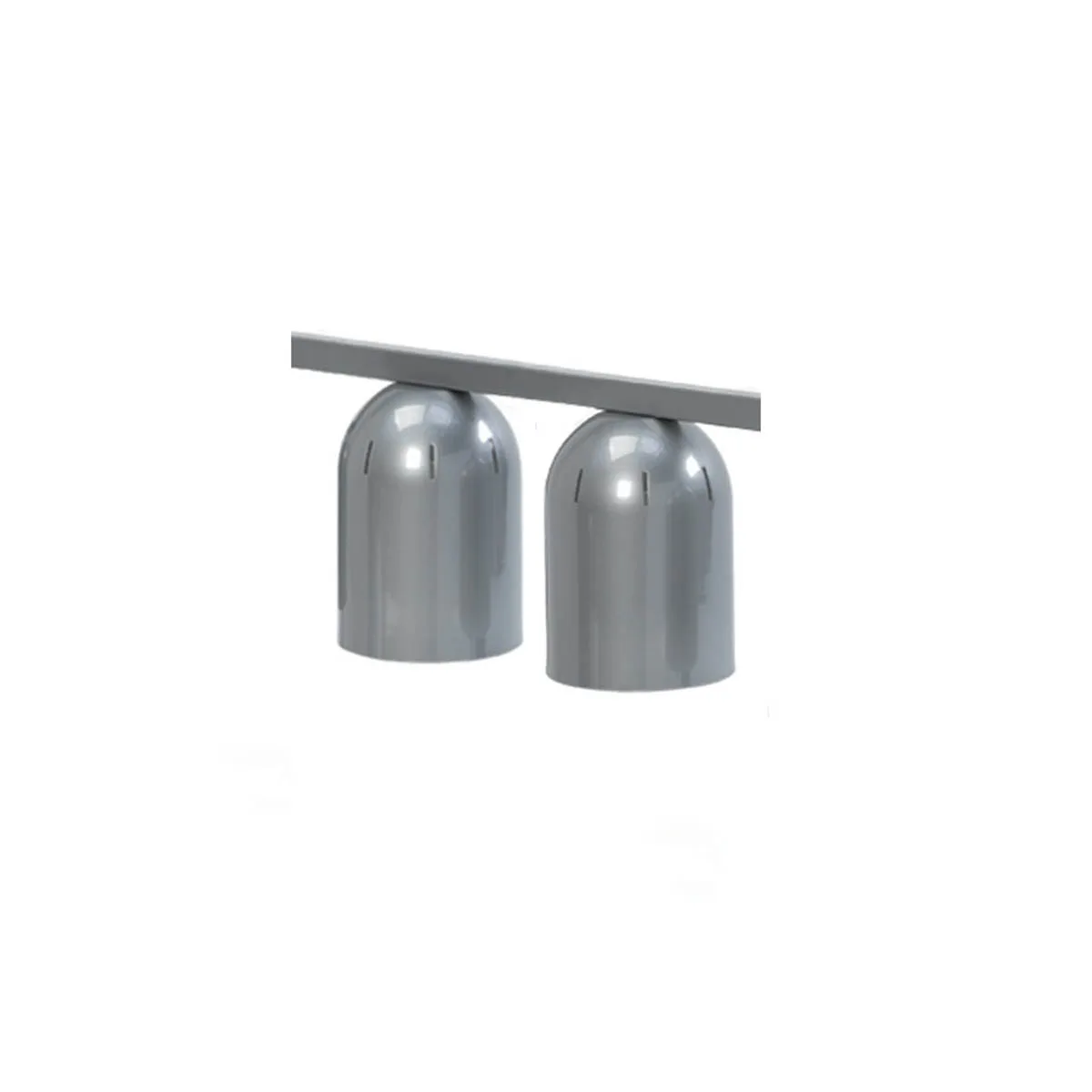 Nemco 6006-2 Heat Lamp, Single Row Suspension Bar, Chain Hung, 2 Bulb