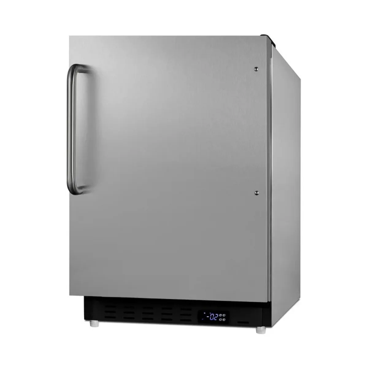 Summit ALFZ37BCSS 20" Built-in or Freestanding Undercounter Freezer, Stainless Steel, 2.68 cu. ft.