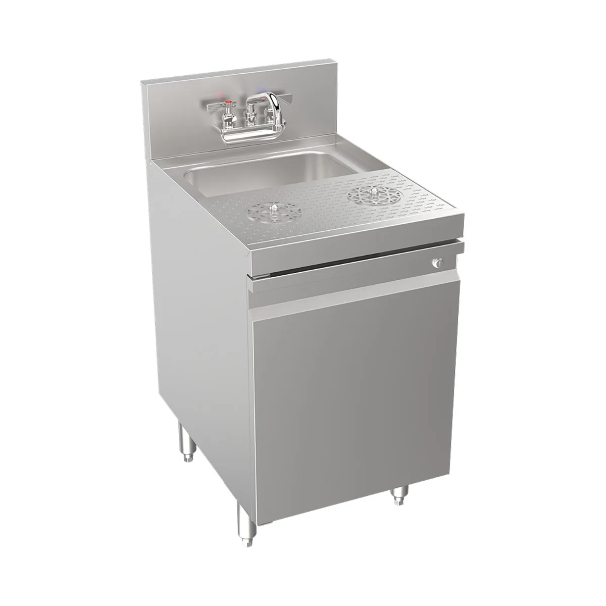 Krowne KR24-MD18-C 18" Underbar Sink Units, 1 Compartment without Drainboard