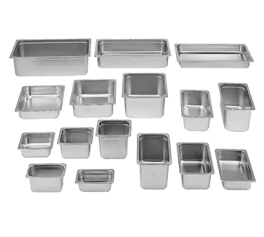 Thunder Group STPA2122 Steam Table Pan, 1/2 Size, 2-1/2" Deep, Anti-Jam, 18/8 Stainless Steel