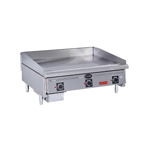 Royal Range of California RDSAC-60 60" Countertop Gas Griddle, 24" Deep, Solid State Controls