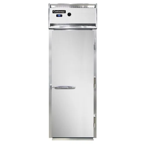 Continental DL1WI-E "Full Height" 1-Section 1-Door Solid Door Heated Holding Cabinet