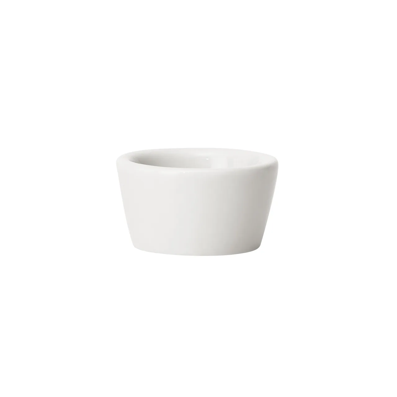 Winco PRR-1 Ramekin, 1 oz, 2-1/8" dia x 1-1/8" H, Round, Plain White Porcelain - 1 Dozen