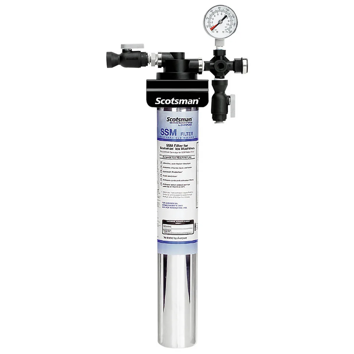 Scotsman SSM1-P SSM Plus Single Water Filtration System, Removes Chlorine