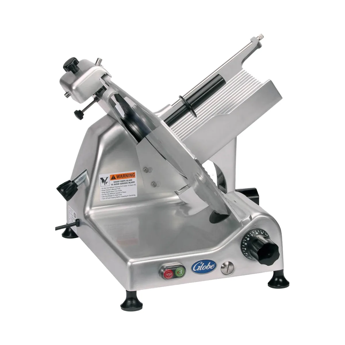 Globe G14 G-Series 14" Medium-Duty Manual Meat Slicer, Belt-Driven, 1/2 HP