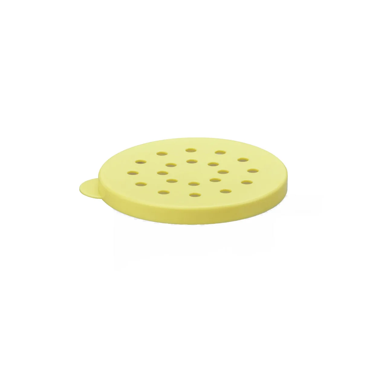 CAC China PDRG-LY-40 Lid, Poly, Yellow, 4mm Thick, For PDRG Series - 1/Pack