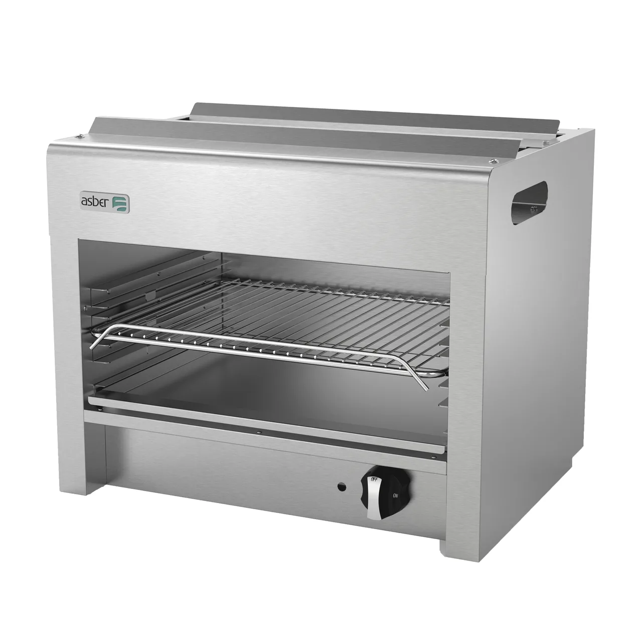 Asber AECM-24 24" Gas Infrared Countertop Cheesemelter - 20,000 BTU