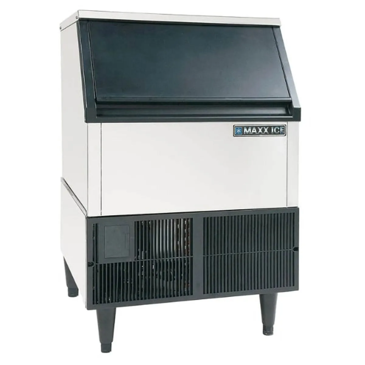 Maxx Ice MIM250 24" Air Cooled Full Cube 260 lb Undercounter Ice Machine with 75 lb Bin