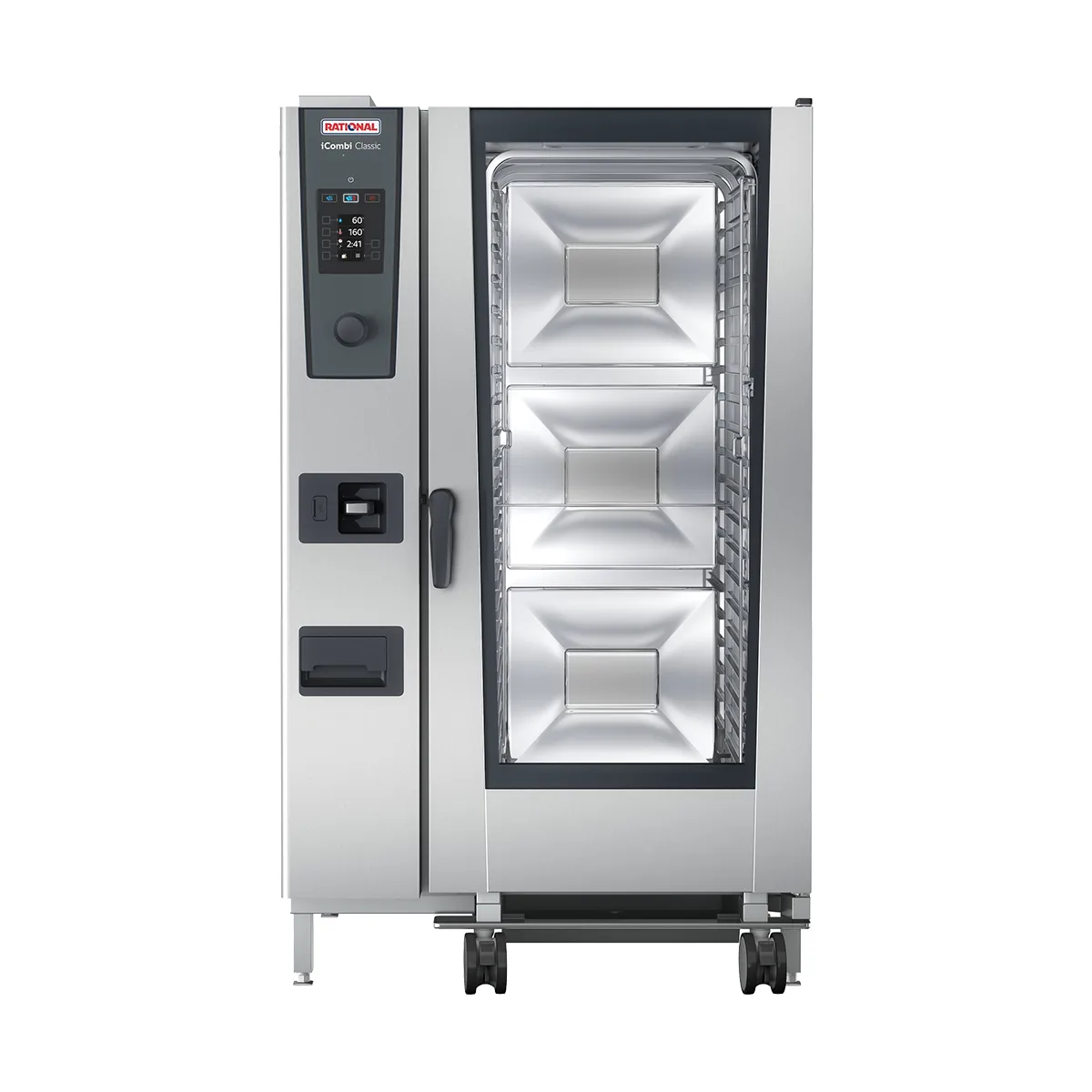 RATIONAL ICC 20-FULL E 208/240V 3 PH Full Size 20 Pan Electric Combi Oven w/ Manual Controls, Steam Generator