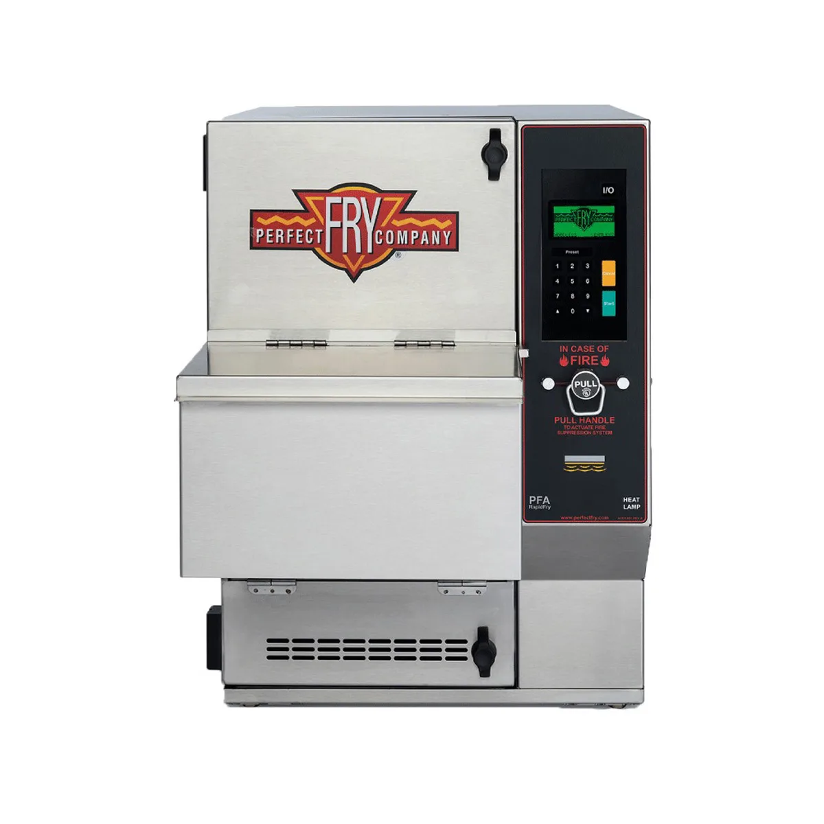 Perfect Fry PFA730 Countertop Fully Automatic Ventless Fryer, 2.9 Gallons, Touchscreen Control