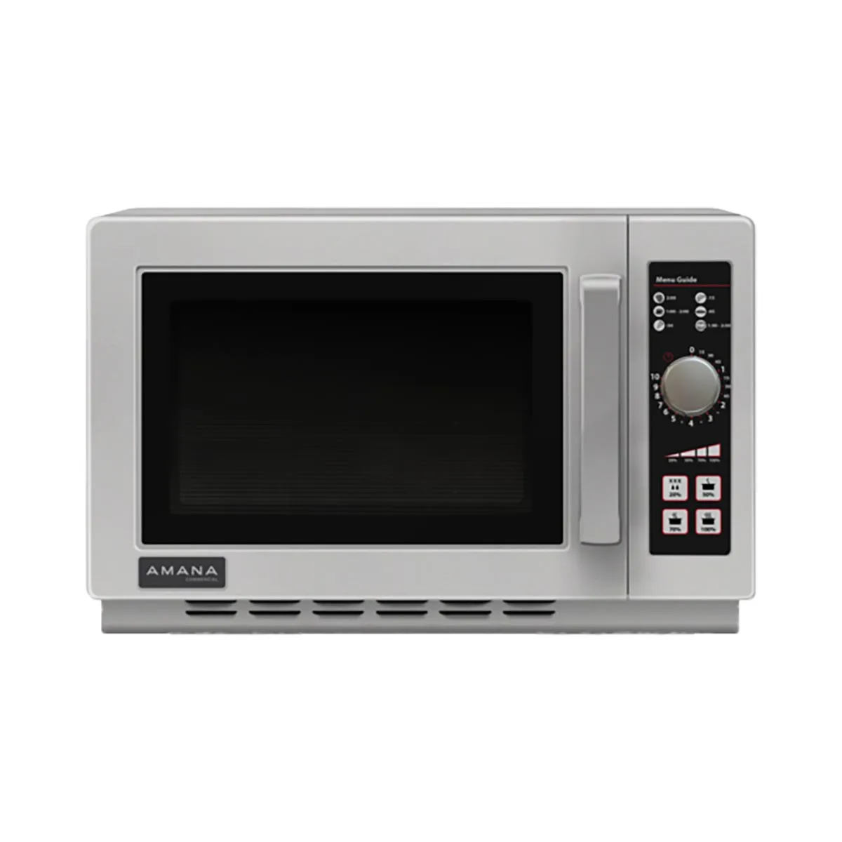 Amana RCS10DSE 1000W Medium Duty Commercial Microwave Oven, 1.2 Cu. Ft., Dial Controls, 120V