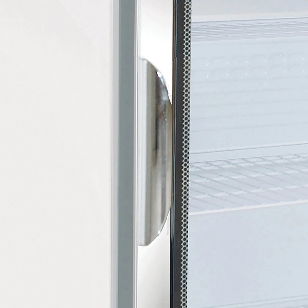 Maxx Cold MXM1-2R - Countertop Glass Door Refrigerator 2.1 cu.ft White Steel Double Pane Glass