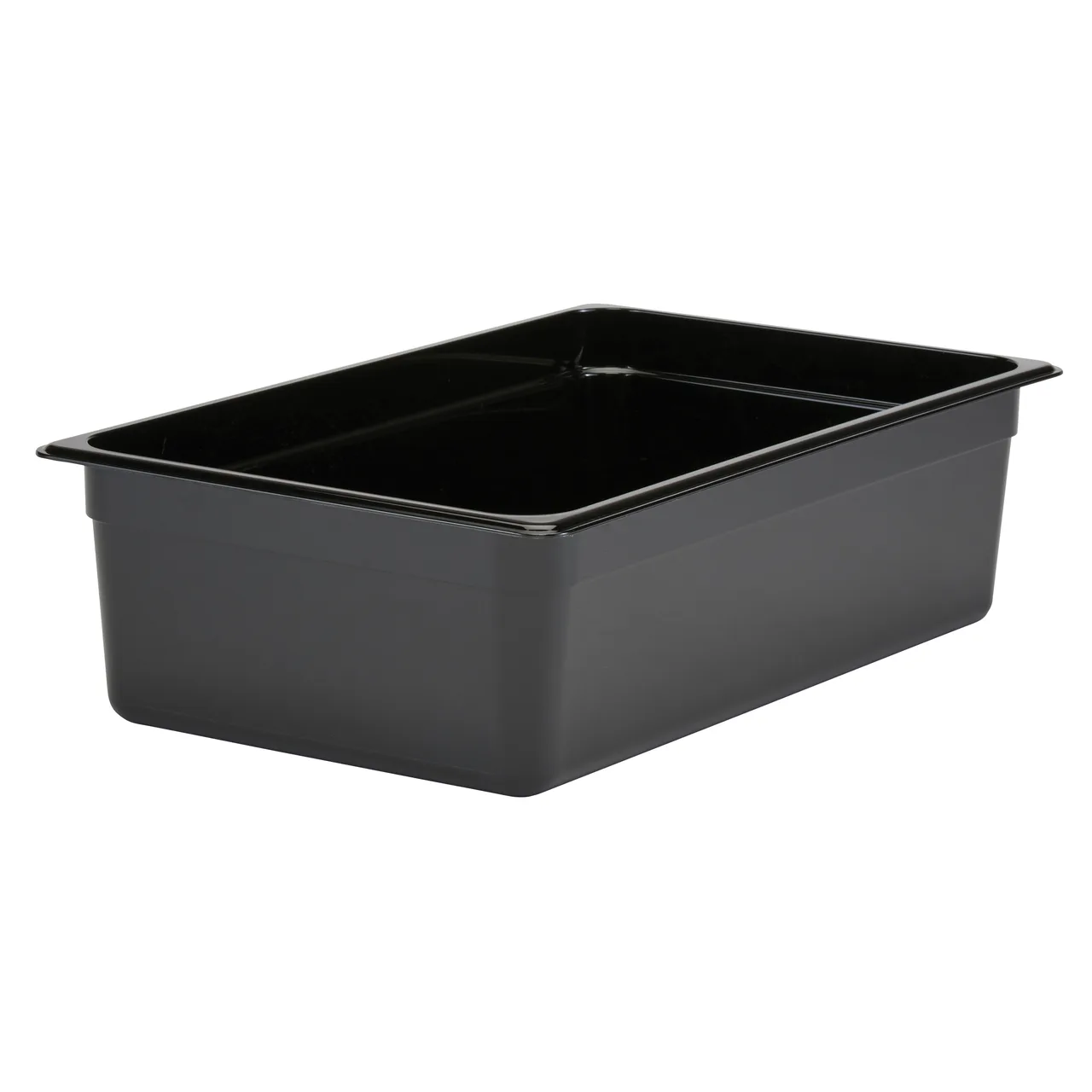 Cambro 16CW110 Food Pan - 20.6-Quart, 6" Deep Polycarbonate, Black, NSF