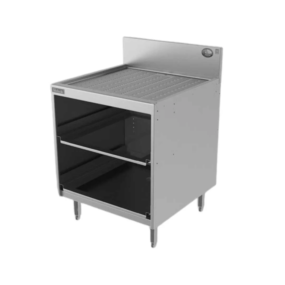 Perlick SC30 Underbar Storage Cabinet, Drainboard Top, 30"W X 24"D, Open Front
