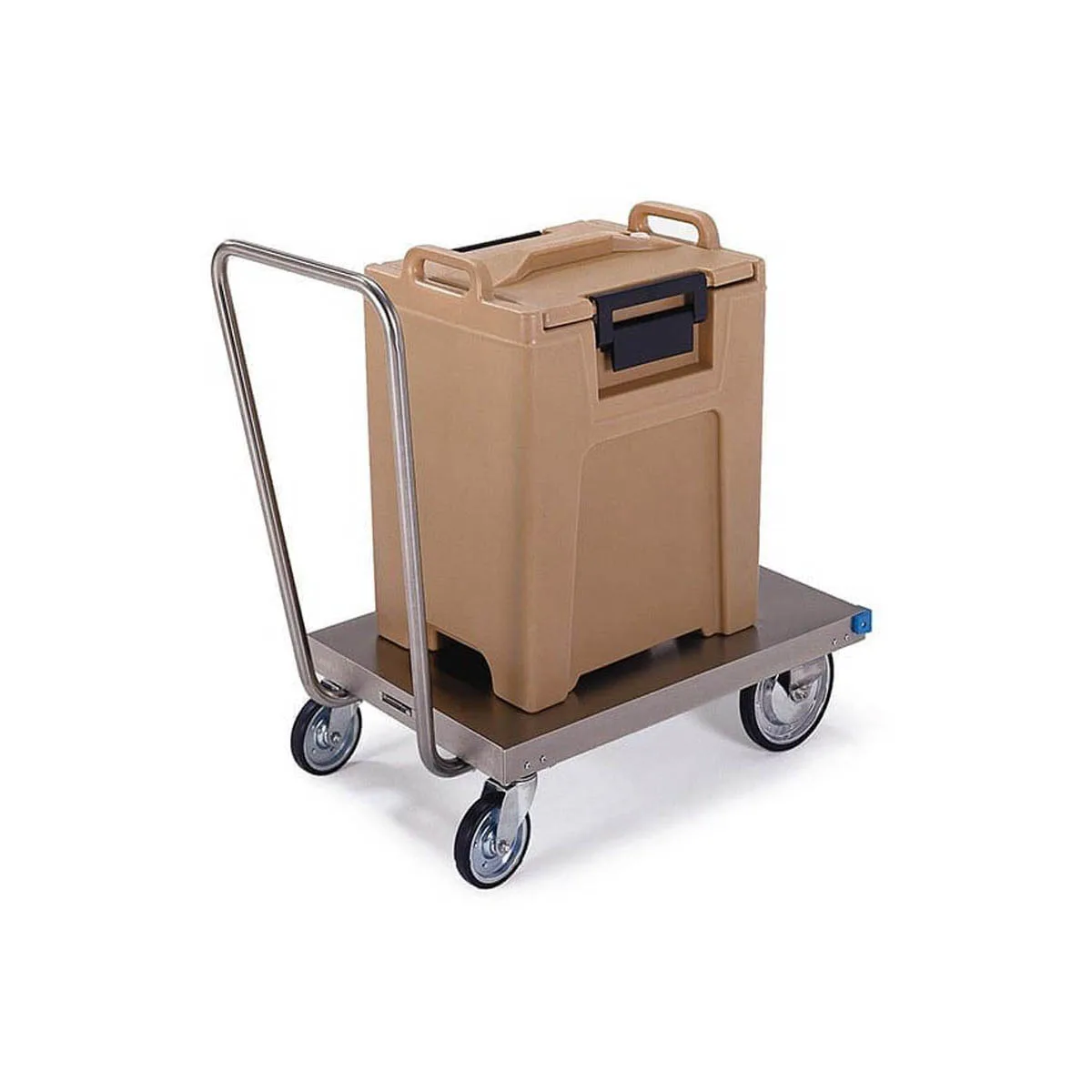 Lakeside 455 Stainless Steel Platform Truck, 24x36, 650 lbs, Continuous Handle, Swivel Casters