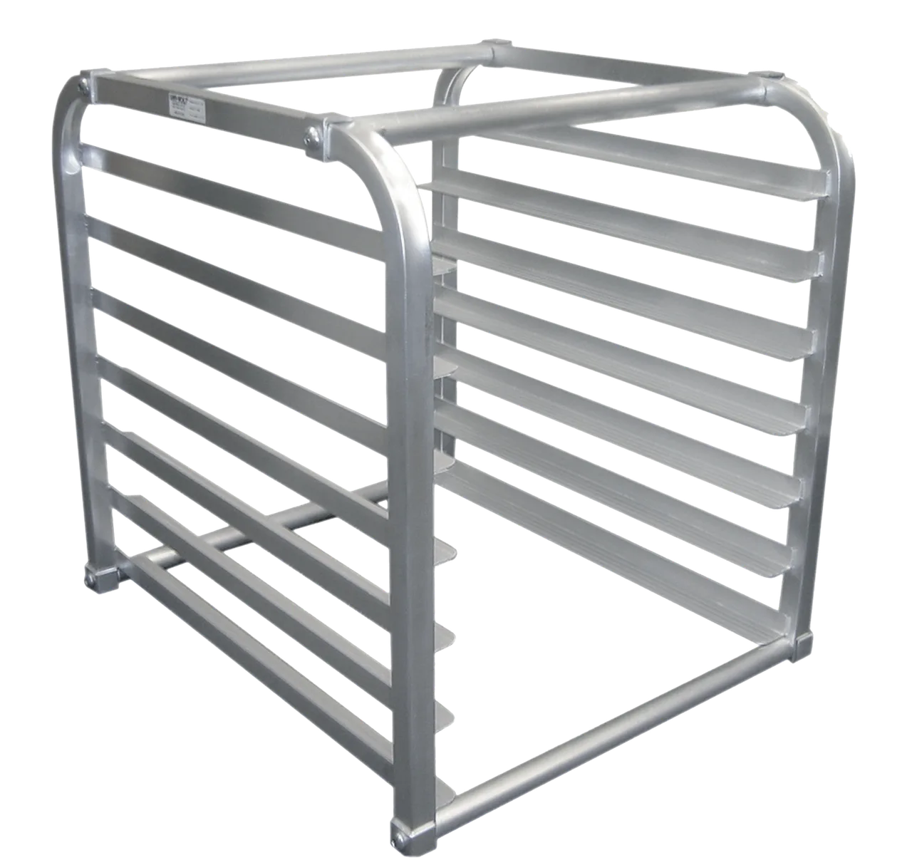 Winholt AL-1807-IR-KD Half-Size Fridge Insert Rack, 20.4"W x 24"L x 23"H, Holds 7 Sheet Pans, Aluminum, Knock-Down Design