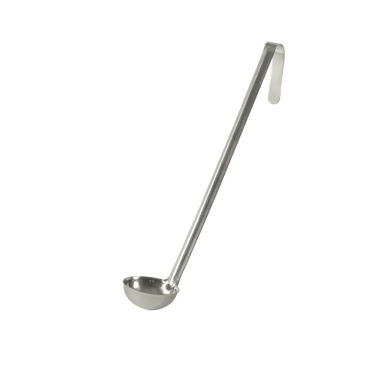 CAC China SSLD-30 Serving Ladle, 3 oz., 12-5/8"L, One-Piece Stainless Steel