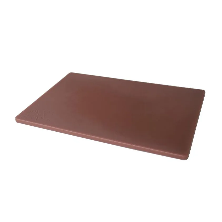 Omcan USA 41205 - Rigid Cutting Board, 15" x 20" x 1/2" Brown, Dishwasher Safe, USDA FDA NSF