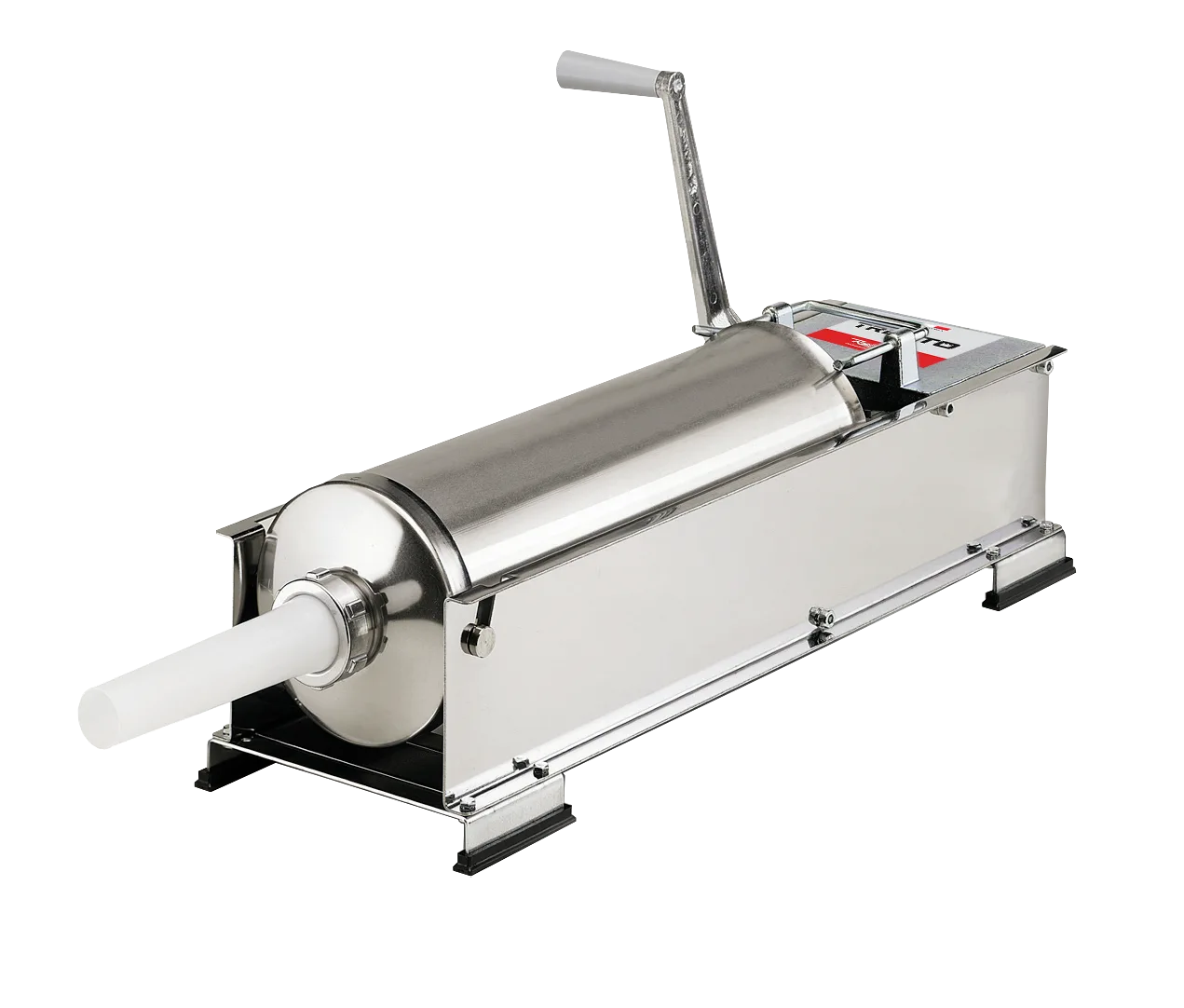 Omcan USA 48166 Trento Manual Sausage Stuffer, 22 lb Capacity, Stainless Steel, Horizontal Gear Drive