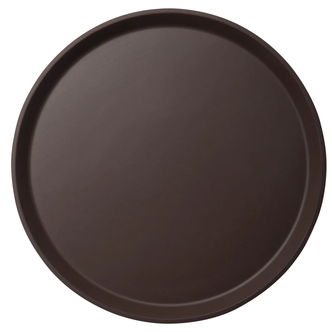 Cambro 1400CT138 - Round 14" Non‑Skid Serving Tray, Tavern Tan Fiberglass, Dishwasher Safe, NSF Certified, USA Made