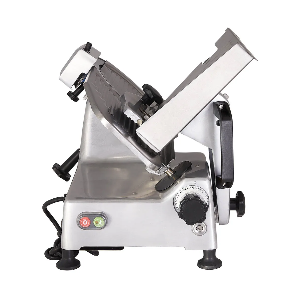Pro-Cut KDS-10 Manual Feed Meat Slicer, 10" Chromium Steel Blade, 45° Gravity Feed, 1/3 HP, Anodized Aluminum Body