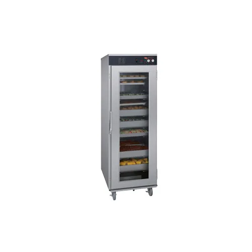 Hatco FSHC-17W1-120-QS 1-Section Clear Door Heated Holding Cabinet, 73"-78"H, 17-Pan 18"x26", Stainless Steel