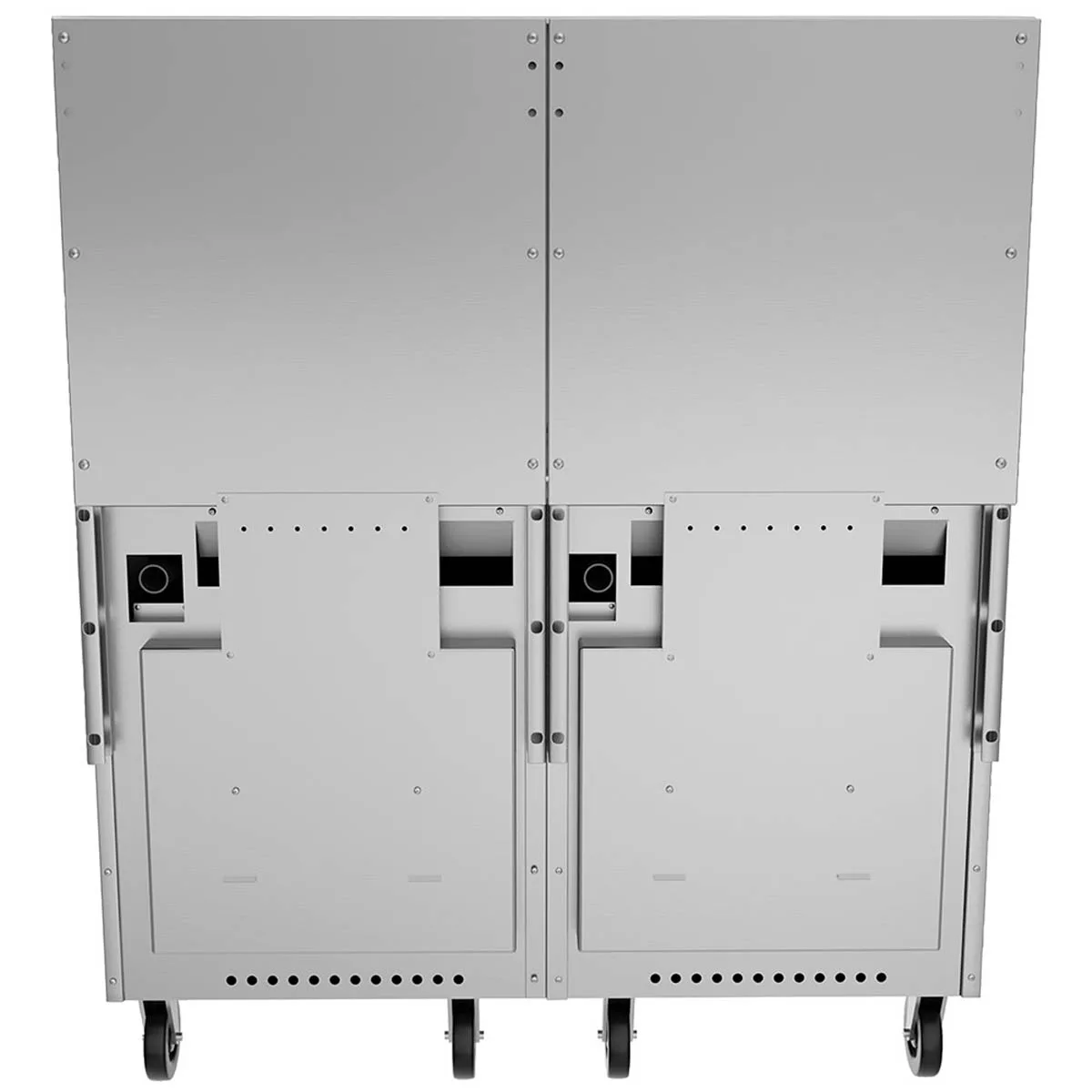 Vulcan 48SS-8B 48" Gas Restaurant Range w/ (8) Open Burners, (2) Standard Ovens, 286.000 BTU