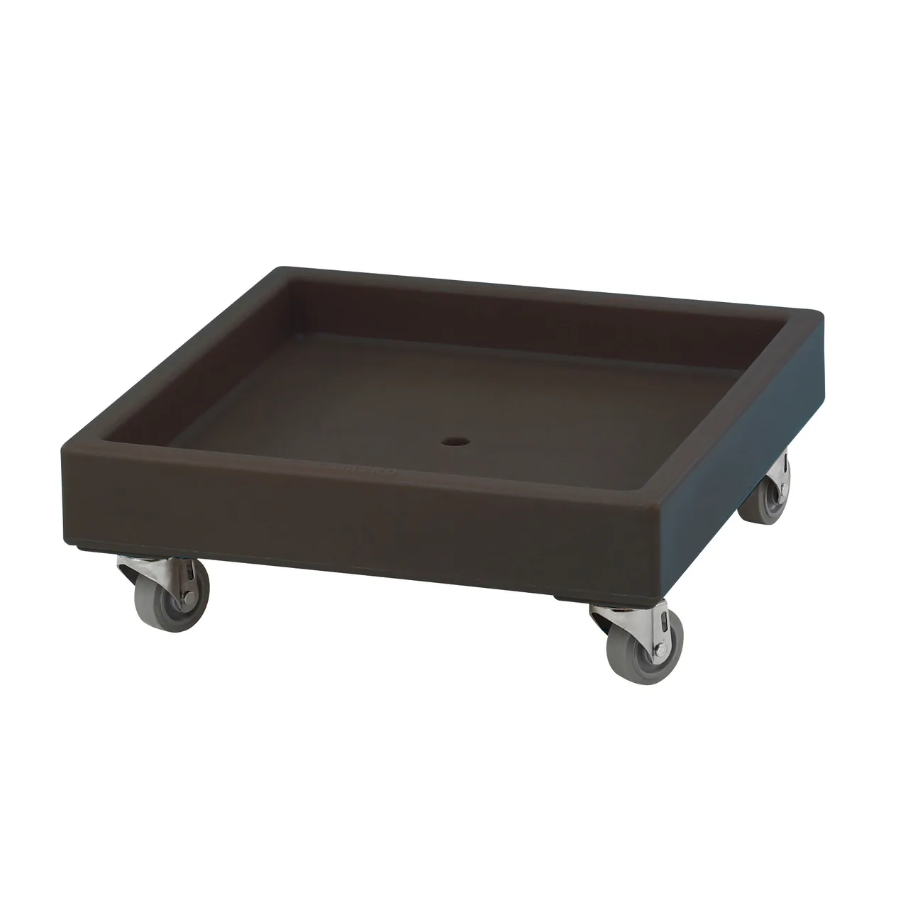 Cambro CD2020110 Camdolly Black Polyethylene Glass Rack Dolly 22.5x22.5x8.25, 300 lb Capacity