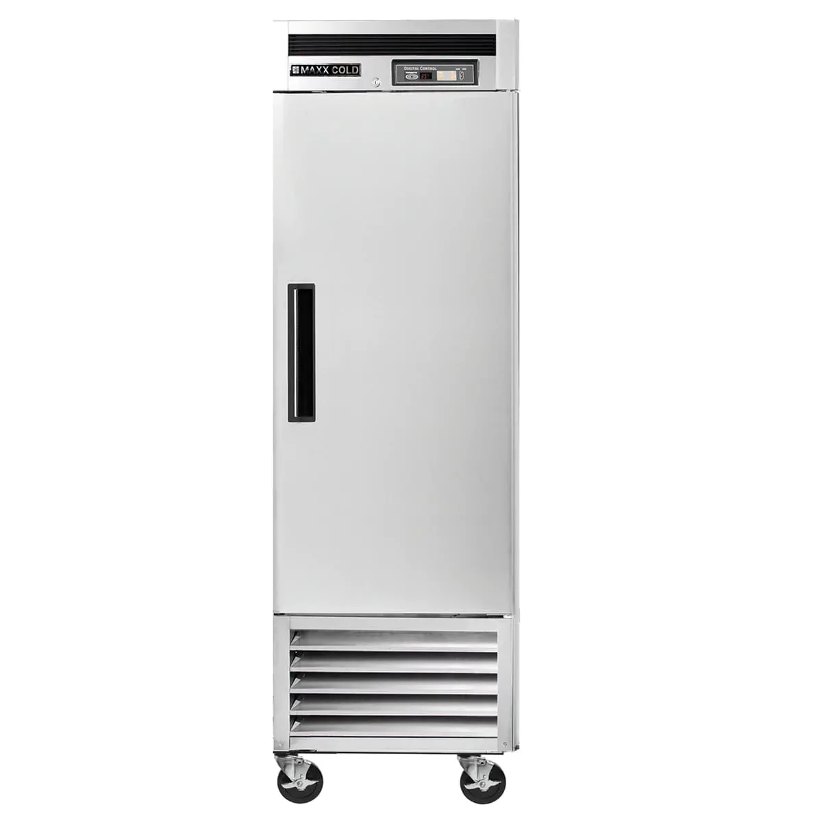 Maxx Cold MCR-23FDHC 26" 1-Section Reach-In Refrigerator w/ Solid Door, Bottom Mount, Stainless Steel, 19 cu. ft